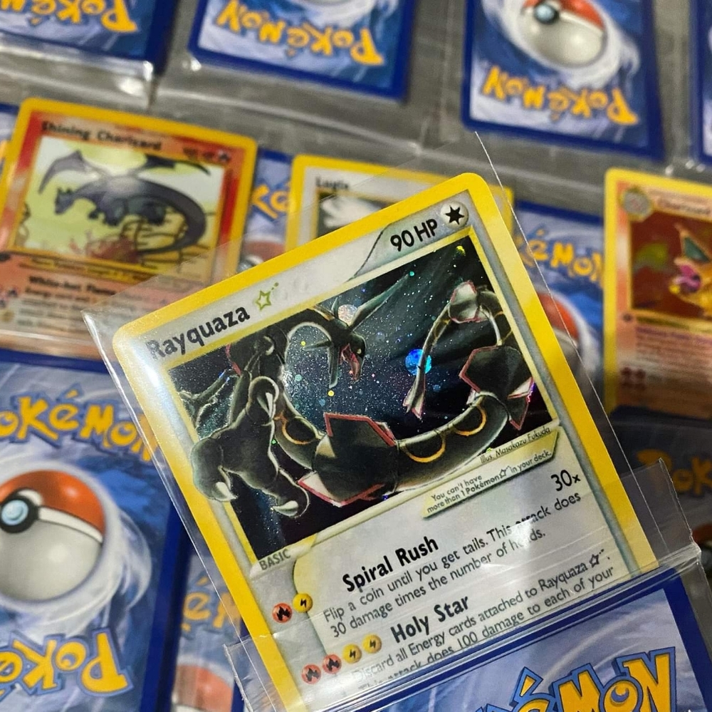 Gold Star Rayquaza 7 Card Lot